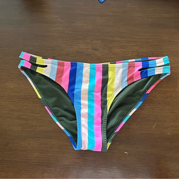 NOBO Multi-Stripe bikini bottoms - size 7-9 - Picture 1 of 4